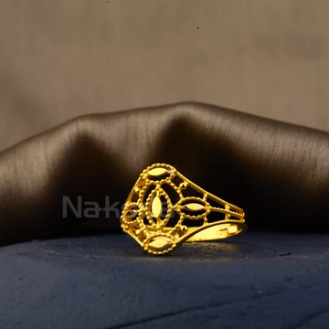 916 Gold CZ Hallmark Ladies Plain Ring LPR588