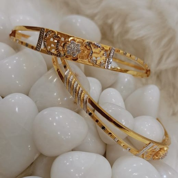 916 Gold Fancy Copper Kadli Bangle by 