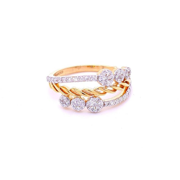 Triune sparkle diamond ring