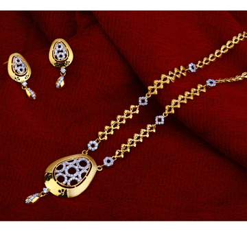 916 Gold Hallmark Stylish  Chain Necklace   CN68