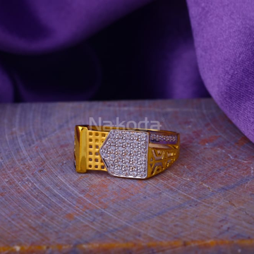 22KT Gold CZ Mens Gorgeous Ring MR938