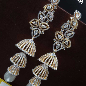 beautiful diamond earrings#534