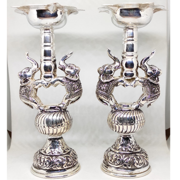 Antique silver Divi by Rajasthan Jewellers Private Limited