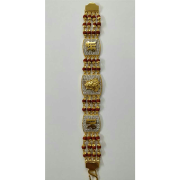 22K / 916 Gold Gents Ganesha Shaped Bracelet ( Luc...