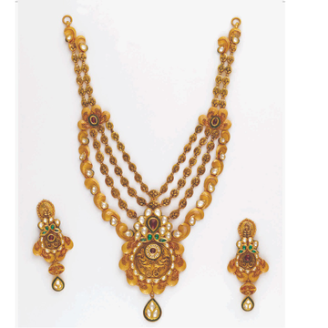 22KT Designer Gold Necklace Set by 