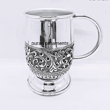Pure Silver Designer Antique Mug