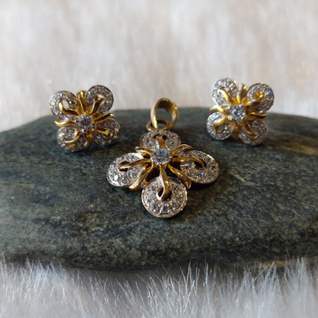 Diamond Pendant Set by 