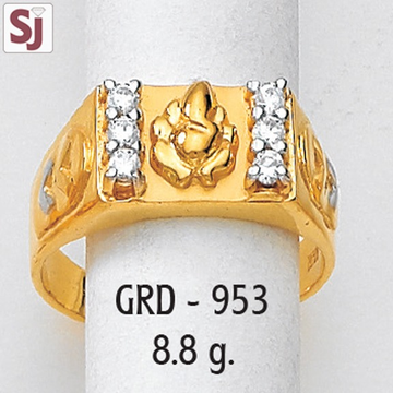 Ganpati Gents Ring Diamond GRD-953