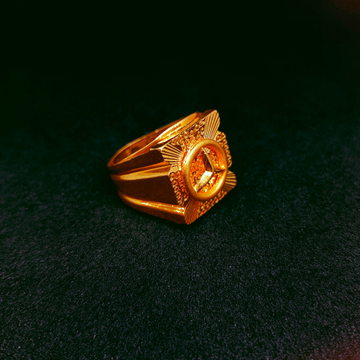 GOLD mercedes car logo RING by Ghunghru Jewellers