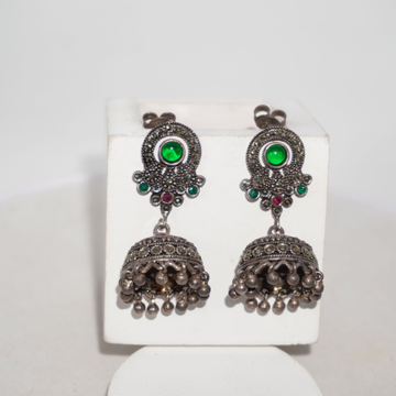 925 Silver Beautiful Jhumkha Earring 170R25