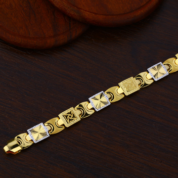 Mens Gold Bracelet-MPB76