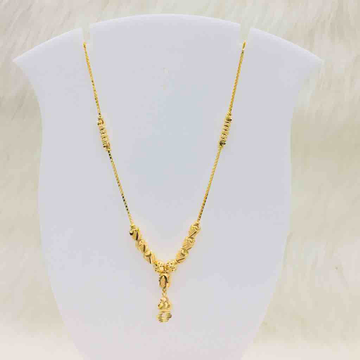 Manufacturer of Delicate 916 gold tie chain | Jewelxy - 49996