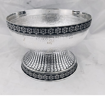 925 Pure Silver Fruit Bowl for Tabletop (Light Wei... by 