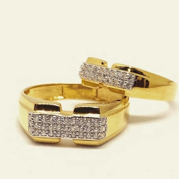 916 Gold Couple Ring RH-CP013