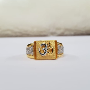 Buy quality 916 gold Goga maharaj gents ring in Ahmedabad