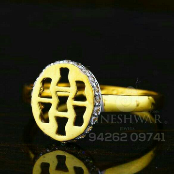 Fancy Gold Cz Ladies Ring LRG -0011