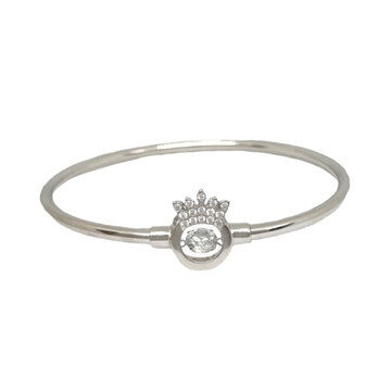 Crown Dancing Diamond Bracelet In 925 Sterling Sil...