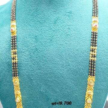 22crt Gold Antique Mangalsutra by Suvidhi Ornaments