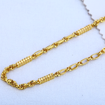 916 Gold Hallmark Stylish Choco Chain MCH110