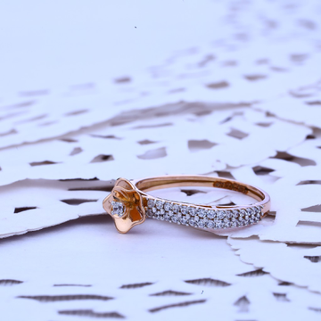 Rose Gold Delicate Ladies Ring-RLR151
