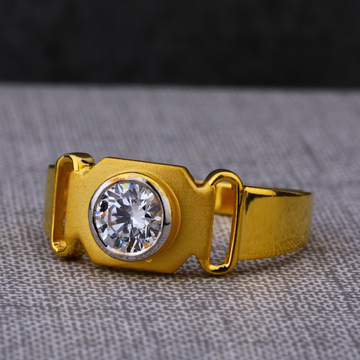 916 Gold Men's Exclusive Single Stone Ring MSR75