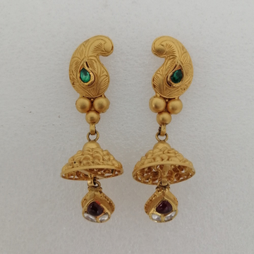 916 gold mango design earring for women vg-e01 by 
