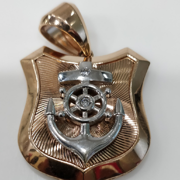 18k J pendant by 