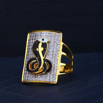 22Kt Gold Goga Maharaj Ring For Men by R.B. Ornament