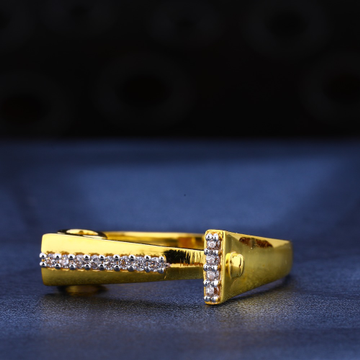 916 gold cz designer ladies ring lr576