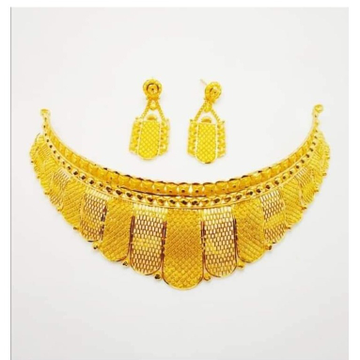 916 gold necklace with earrings by 