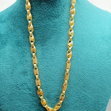 22crt Gold Hollow Chain by Suvidhi Ornaments