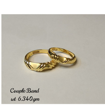 Gold daily wear couple ring by 