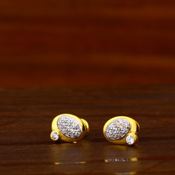 916 Gold Delicate Ladies Tops Earrings LTE314