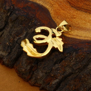 Om fancy pendant by Aaj Gold Palace