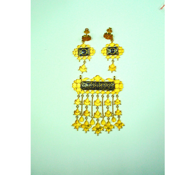 Antique jadtar kundan pendant set khokha-akm-ps-01... by 