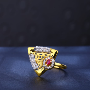 916 Gold Hallmark Fancy Ladies Ring LR506
