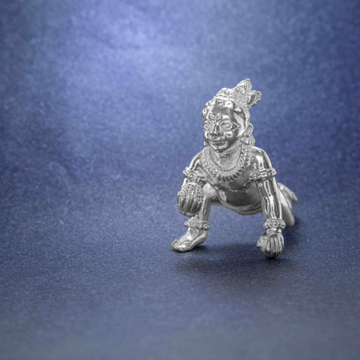 Silver Laddu Gopal Idol for Home