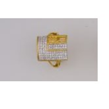 22K/916 Gold CZ Gents ring by 