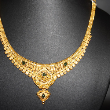 916 Gold Dazzling Necklace 64R189