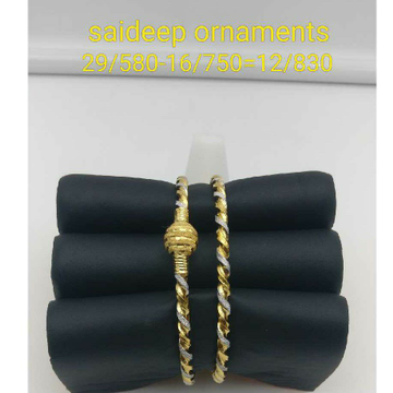 916 22kt Gold Copper Bangle by Saideep Jewels