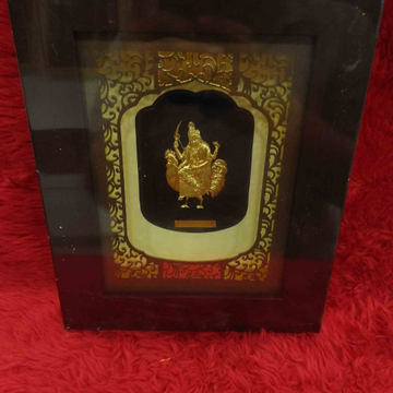 24KT Gold Leaf Bahucharmataji Frame by 