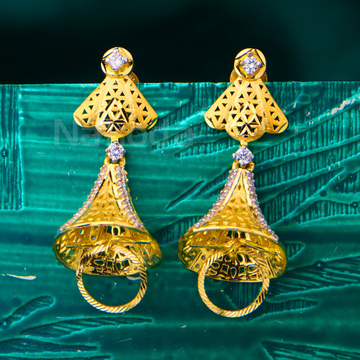 916 Gold Ladies fancy Jhummar Earring LJE459