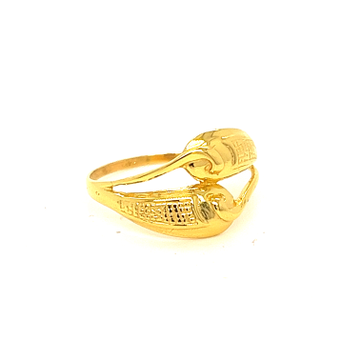 22k Gold Plain Max Mantra Ring by 