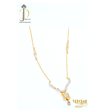 22KT / 916 gold 2 in 1  Pendant Chain For Women DK... by 