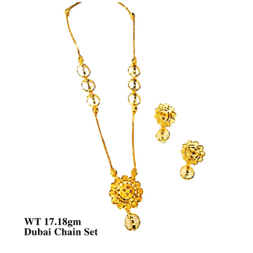 22k Dubai Chain Set by 