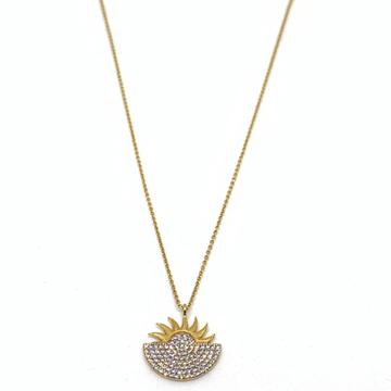 Designer Gold pendant Chain by Rajasthan Jewellers Private Limited