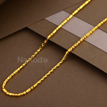 22KT  Gold Gentlmen's Fancy choco Chain MCH32