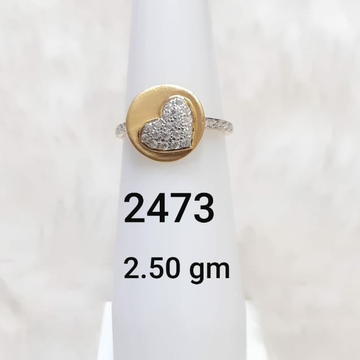 Round heart shaped ladies ring by 
