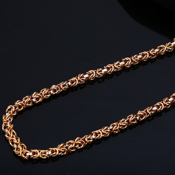 Mens Rose Gold 18K Chain-RMC35