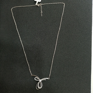 925 Silver Delicate Pendant Chain by Ghunghru Jewellers